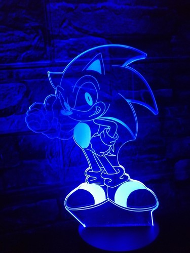 Sonic led colour changing - 3d,