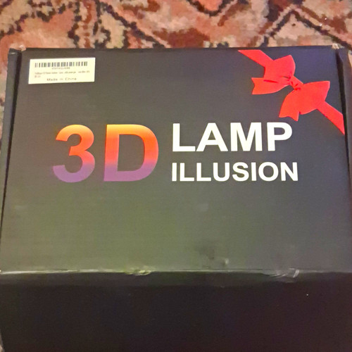 Sonic lamp illusion led - sonic, 3d