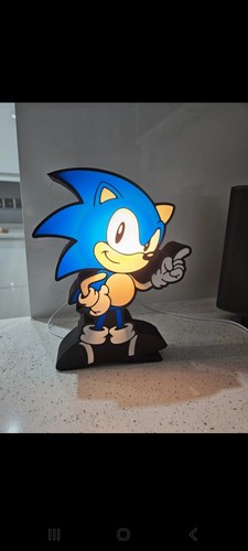 Printed sonic the hedgehog - 3d,