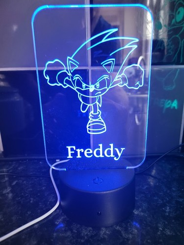 Personalised led sonic - personalised,