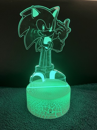 Sonic night light 3d - sonic,