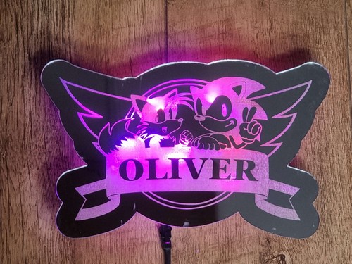 Sonic rainbow led light - led,