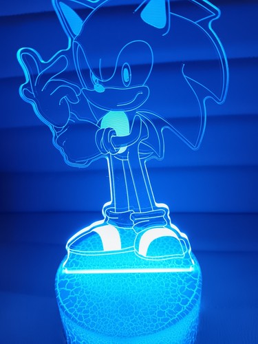 Sonic amy knuckles - panel, 3d